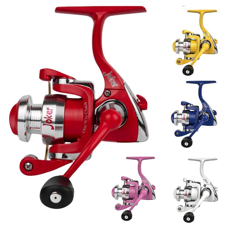 MIcro Molinete Pesca Leve Maruri Milo Joker 4 Rolamentos Envio Já