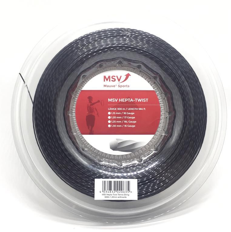 Corda de Raquete de Tênis MSV Hepta Twist 16L 1.30mm em Promoção