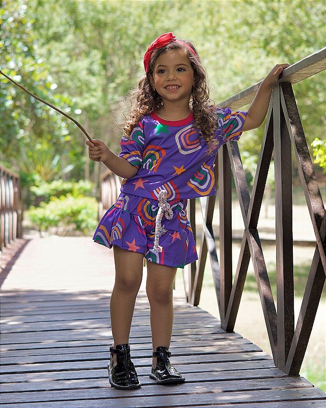 Conjunto Bambolê - Colorê Roxo - SEJA TITO