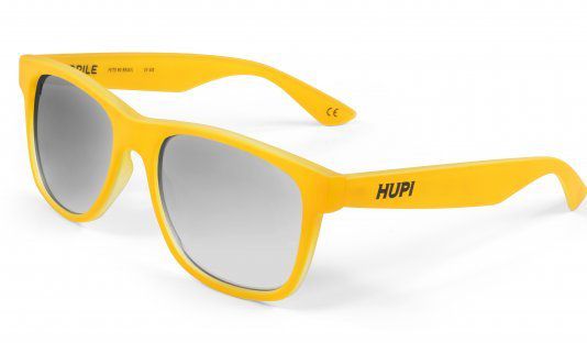 Óculos HUPI BRILE Amarelo - Lente Prata
