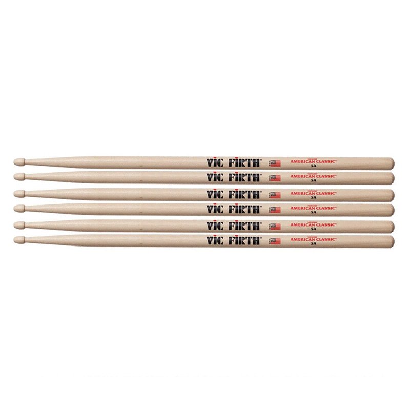 Baqueta De Bateria Vic Firth American Classic 5A 3 Pares - O