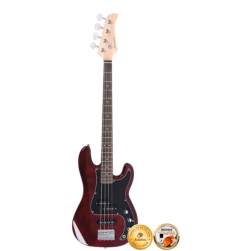 Contrabaixo 4 Cordas Strinberg Precision Bass PBS40 Wine Red - O