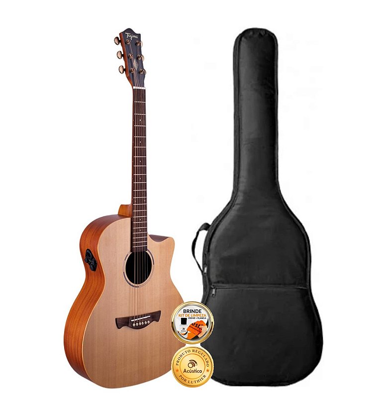 Kit Violão Profissional Tagima Ambience Frontier Com Capa - O Acústico ...