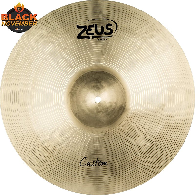 Prato De Bateria Zeus Custom Crash 18