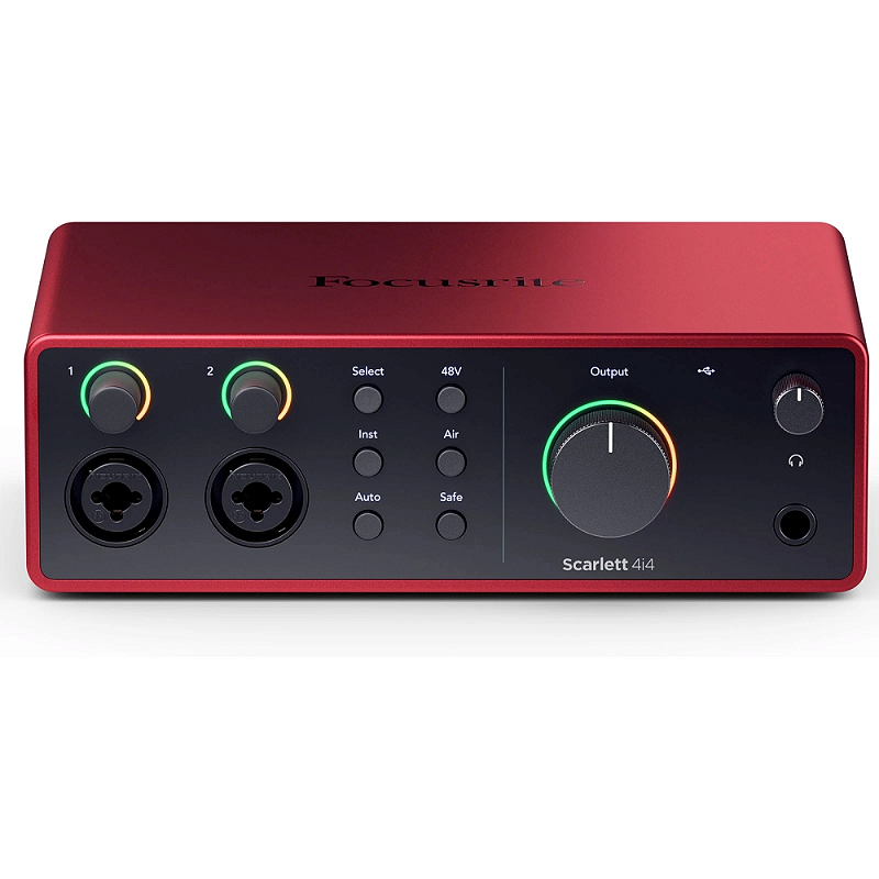 Interface De Áudio Focusrite Scarlett 4i4 4th Geração - O Acústico
