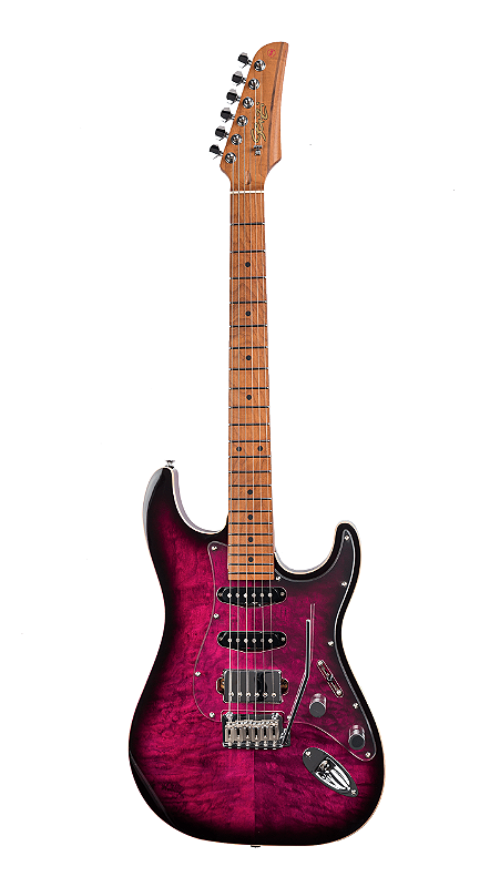 Guitarra Seizi Katana Musashi Plus Isabella Ozielzinho Purple