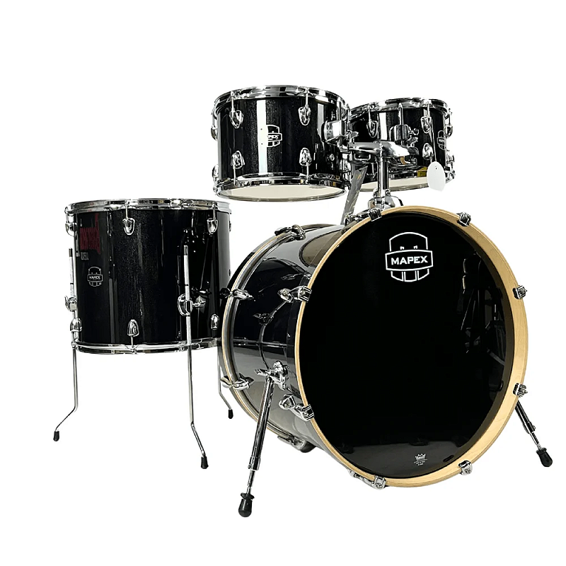 Bateria Acústica Mapex Venus Black Galaxy Sparkle VE5295FT - O