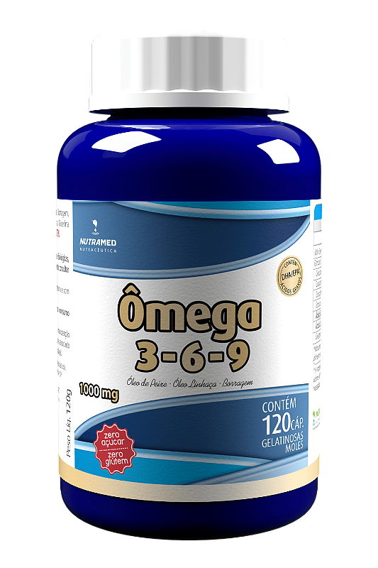 Ômega 369 120 cápsulas Nutramed Nutracêutica