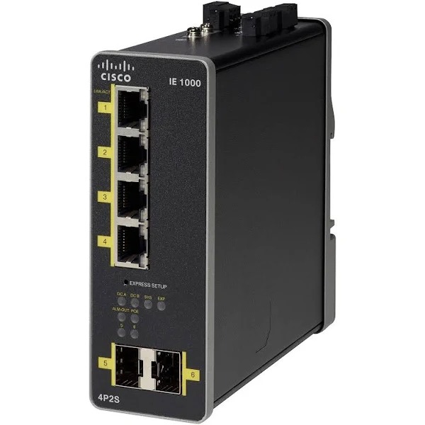 Switch Cisco IE-1000-6T2T-LM Industrial- Lacrado - Worldwide