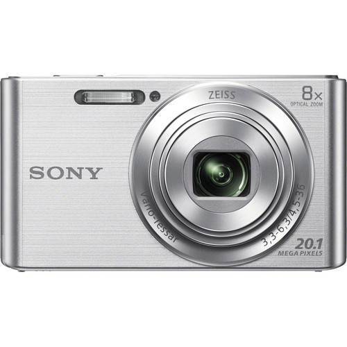 【W2010】 SONY Cyber-shot DSC-W830 ソニー Câmera Sony Cybershot DSC-W830 20.1 MP Digital SLR Silver- Lacrado