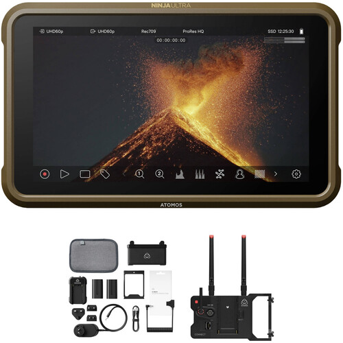 Atomos Ninja Ultra 5.2 Monitor Gravação HDMI Connect + Kit