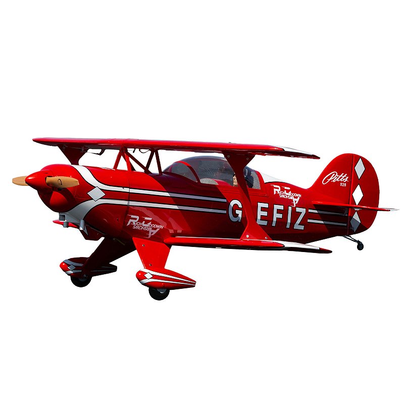 Hangar 9 Pitts S-2B 50-60cc 71.6 ARF Avião Aeromodelo - Lacrado