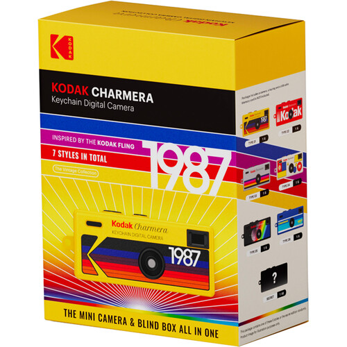 Kodak Charmera Câmera Digital Chaveiro Cor Caixa Misteriosa