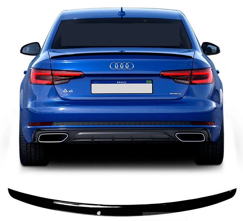 Aerofólio Audi A4 Sedan S4 Slim 2016 2017 2018 2019 2020 2021 2022 ...