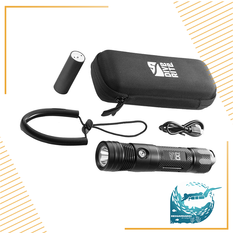 Lanterna CX2 Dive Rite Desgarradosdomergulho