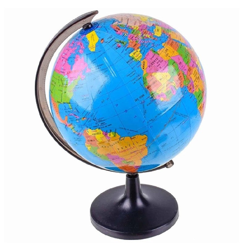 Globo Terrestre de Mesa 21,5cm VMP - Valpel Super Papelaria