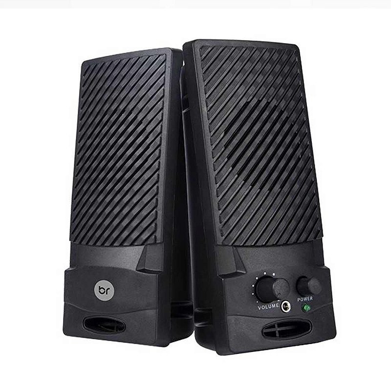 Caixa de Som Bright USB Cód.0058 - Preto - Luxgolden