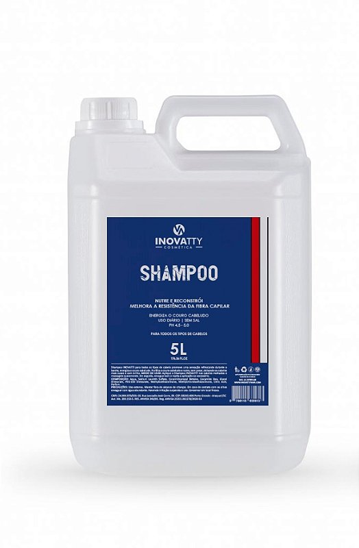 Shampoo 5 litros - INOVATTYCOSMETICA - Cosméticos para Barba