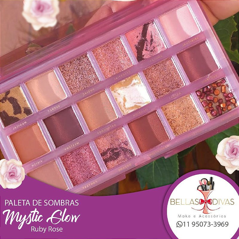 Paleta De Sombras Mystic Glow Ruby Rose Bellasdivasmake Com Br