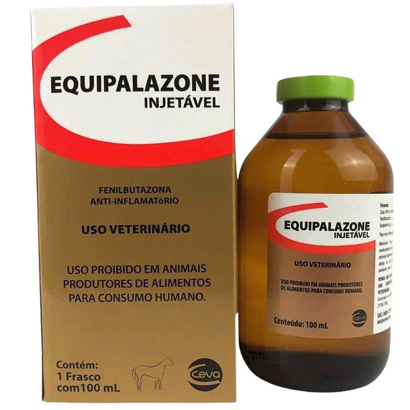 Equipalazone Injetável 100 ml Loja Pet Niva Produtos para Pets
