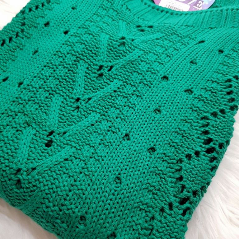 blusa de trico com decote canoa