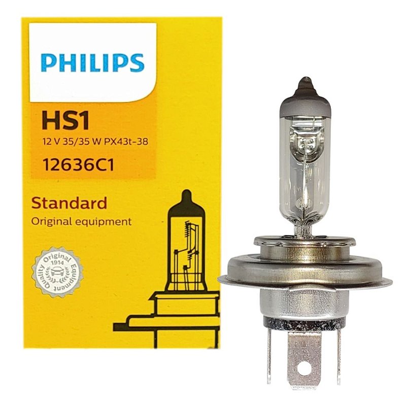 Lampada Farol H4 Moto Philips 35/35w Extraduty Original