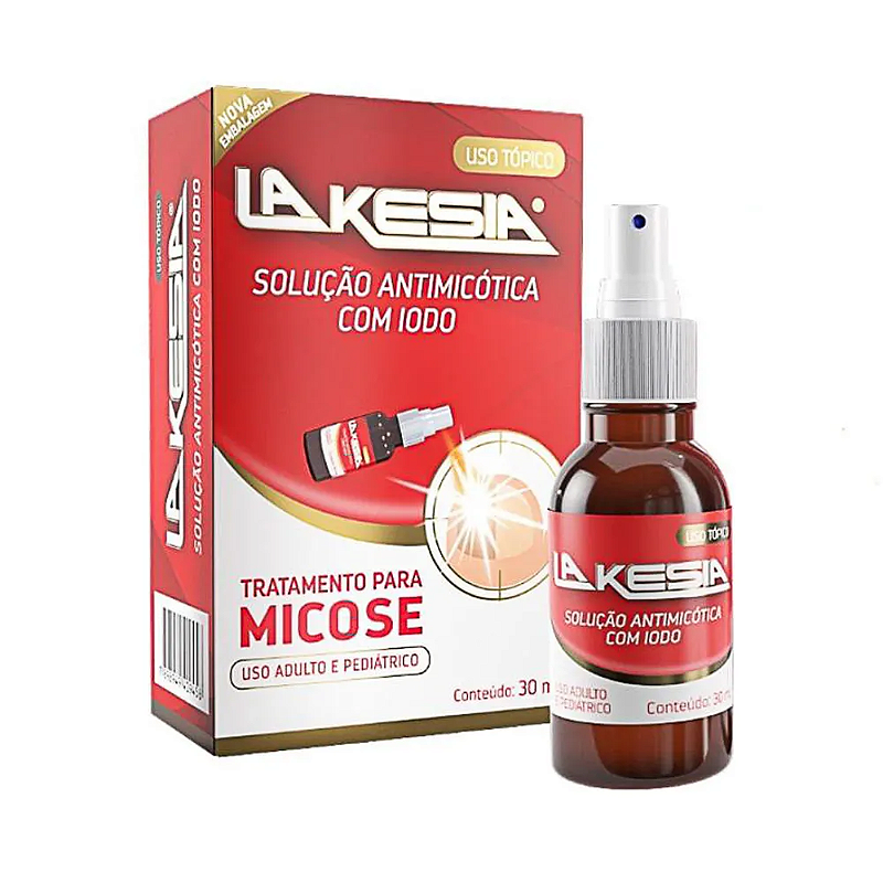 Lakesia Solução Antimicótica 30ml - Drogalife