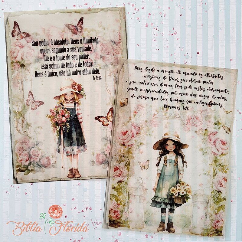 Vellum OS ATRIBUTOS DE DEUS Bible Journaling Bíblia Florida