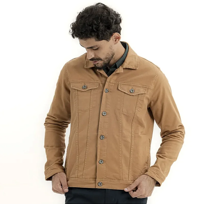 Jaqueta King Joe Sarja Colors Trucker Caramelo - REPUBLIKA