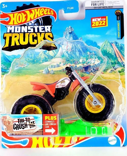 Carrinhos Hot Wheels Monster Trucks. Tri-To Crush-Me - Maringá