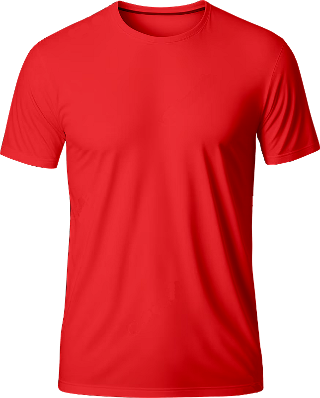 Camiseta DryFit com proteção UV50+ Vermelha