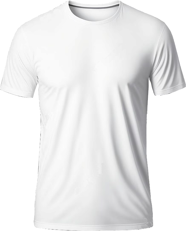 Camiseta 100% Algodão Penteado Branca