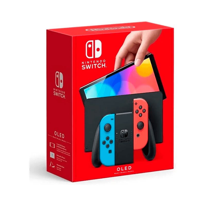 Nintendo Switch NEON OLED 64GB - Estação Games