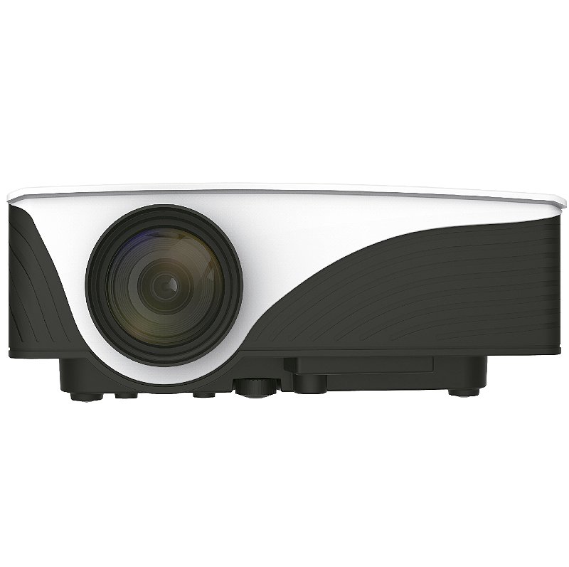 Projetor De 120 Polegadas Mini Projetor 800 Lumens Tela 120 Polegadas MPR-7008 TOMATE - IS ...