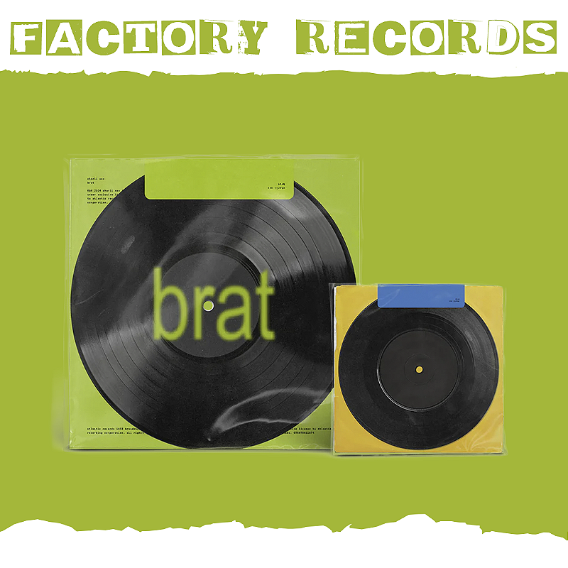 新品 Charli XCX / Brat パウダー入り限定2枚組レコード Charli XCX