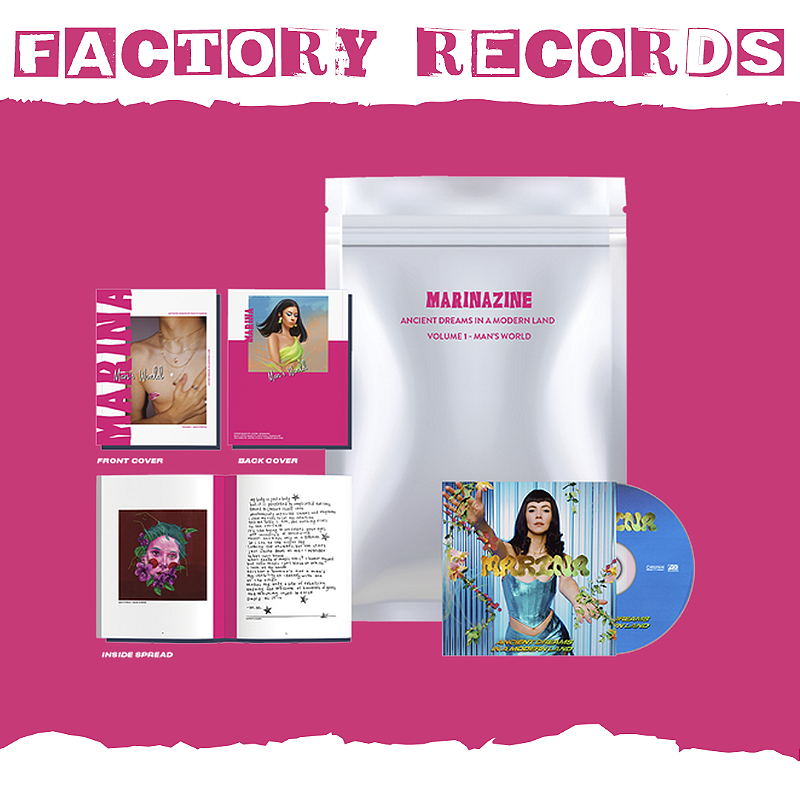 Marina - Ancient Dreams In A Modern Land - ZINE CD - Factory Records