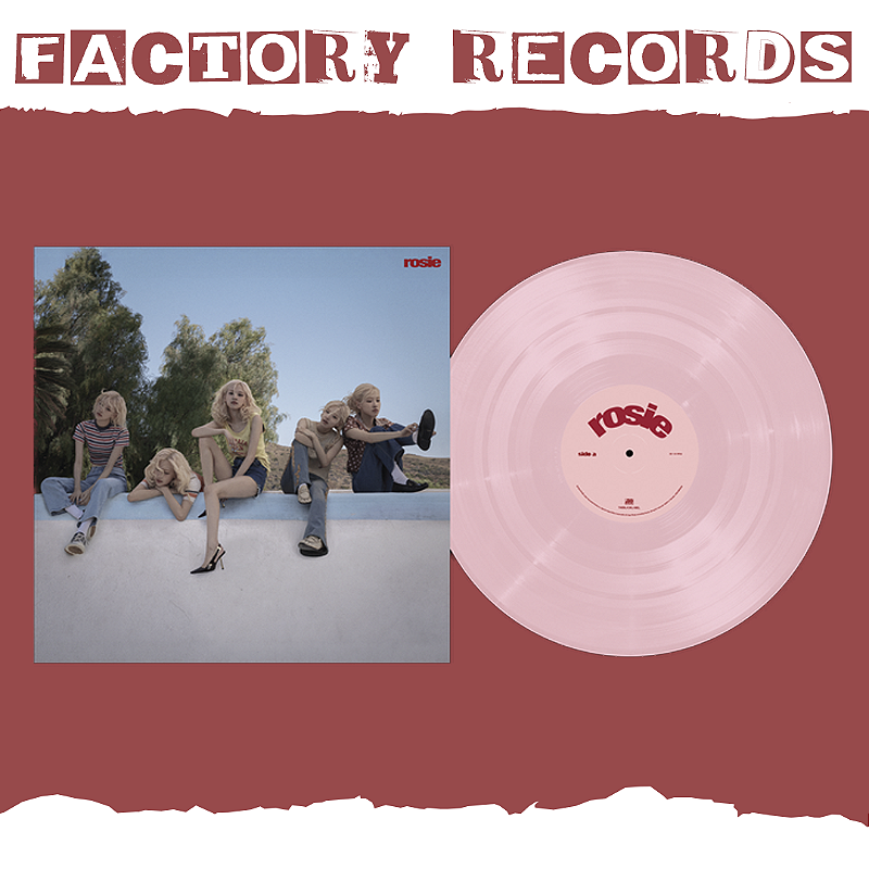 Rose「Rosie (Band cover)」ピンク盤 LP アナログレコード Rosé - Rosie (Band Cover) - LP - Factory Records