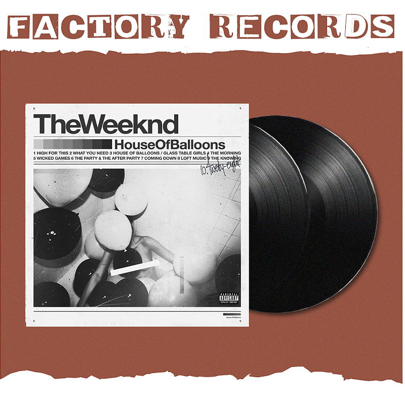 洋楽 The Weeknd House Of Balloons The Weeknd - House Of Balloons - LP - Factory Records