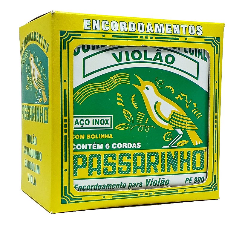 Jogo Cordas Encordoamento Bandolim Bolinha Passarinho Pe940