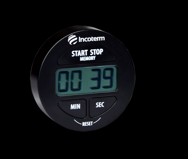 TIMER DIGITAL COM CRONÔMETRO E ALARME - INCOTERM - ACS REAGENTES