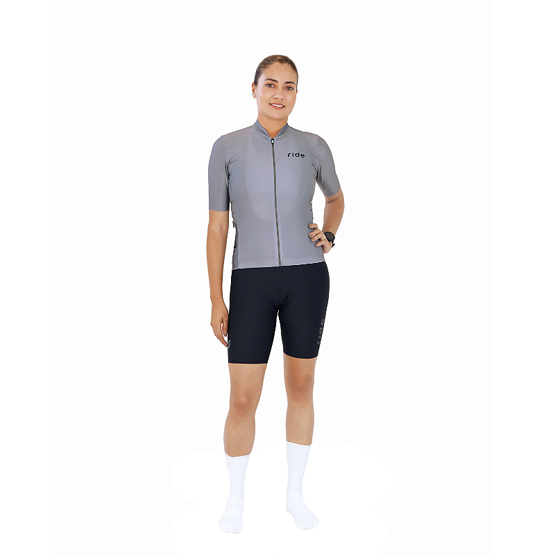 Jersey Performance Premium Cinza - Feminino - Ride Cycling