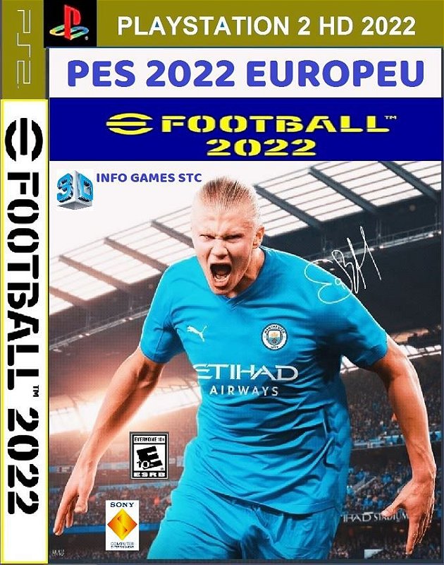 PES 2022 (PS2) COM BRASILEIRÃO E TIMES EUROPEUS ! 