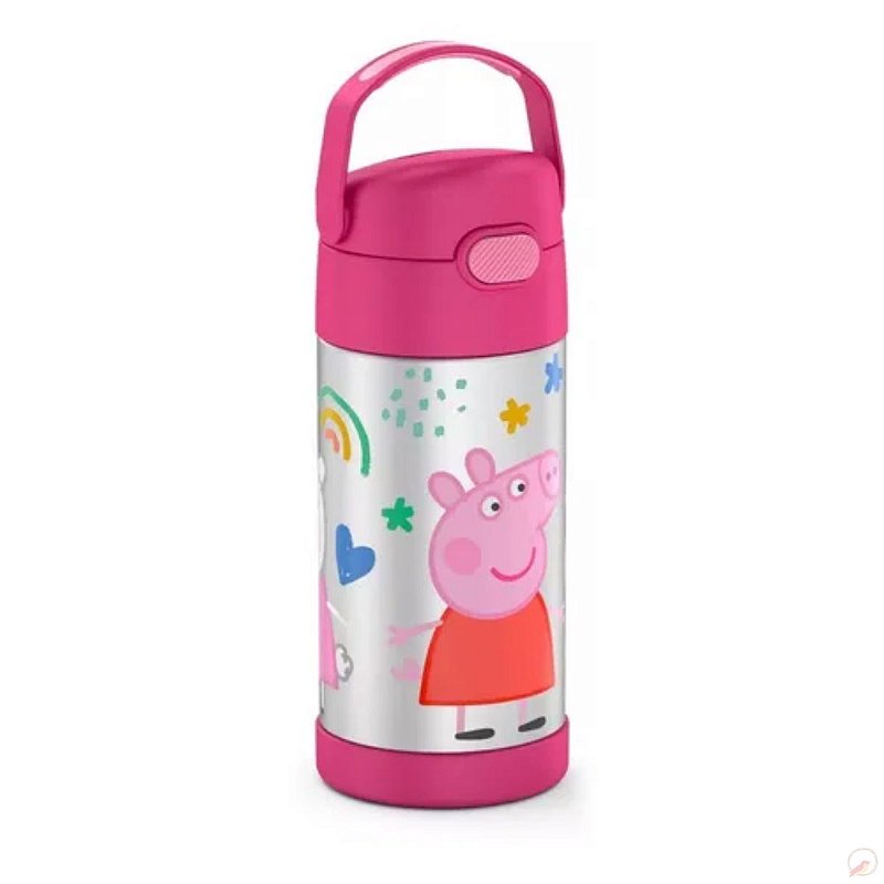 Garrafa Térmica Thermos Funtainer Peppa Pig 355ml Premium Minutobaby