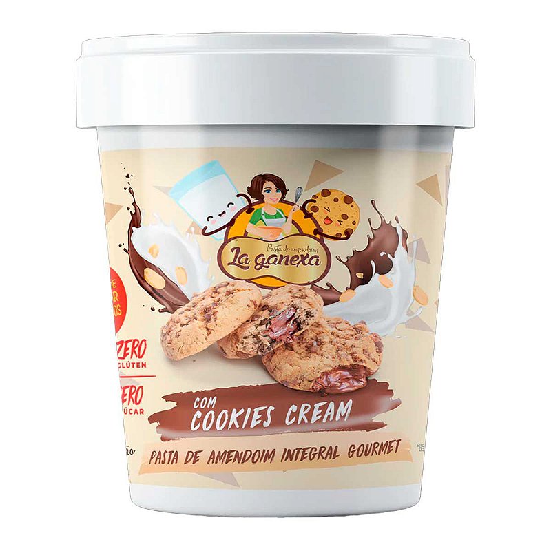 Fit & Beauty  Pasta de amendoim – Cookies Cream 1kg - MUV