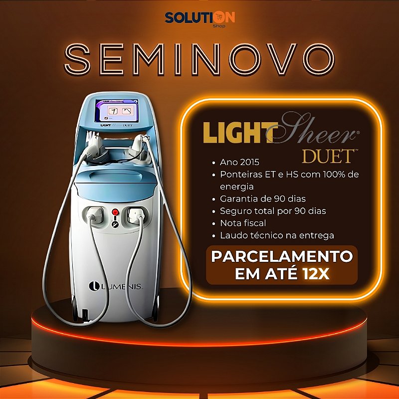 Equipamento para Epilação a laser - LightSheer DUET - Solution Shop