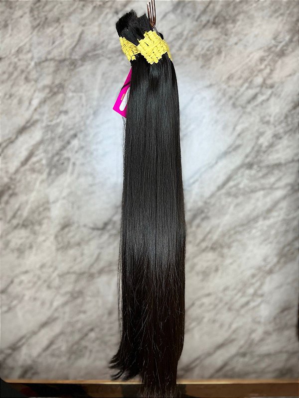 Cabelo Humano Vietnamita Loiro Mesclado 55cm-100g Mega Hair