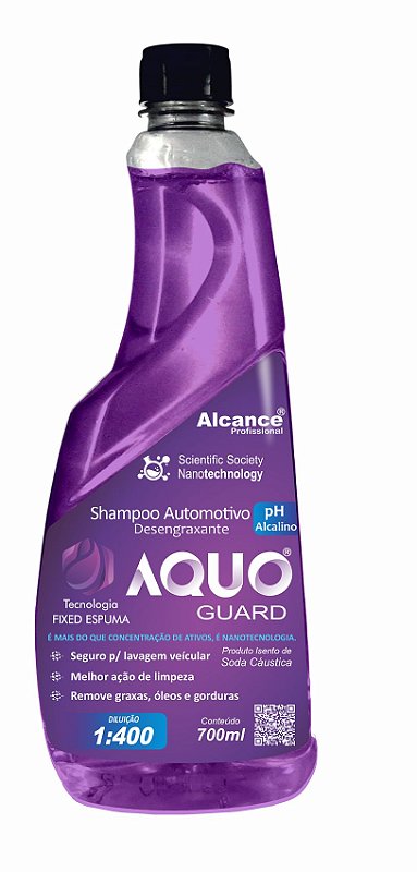 AQUO guard Shampoo desengraxante - Alcance | HidroRio - Hidrorio - Tudo  para Higienização e Estética Automotiva