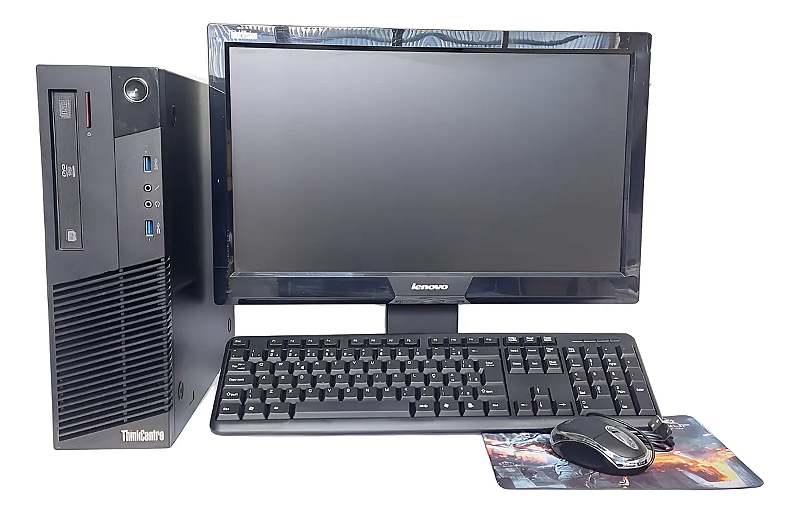 Lenovo デスクトップPC Intel Core i5 4GB 1TB Computador Completo Lenovo Escritório i5 4th 8GB SSD 120GB - ART