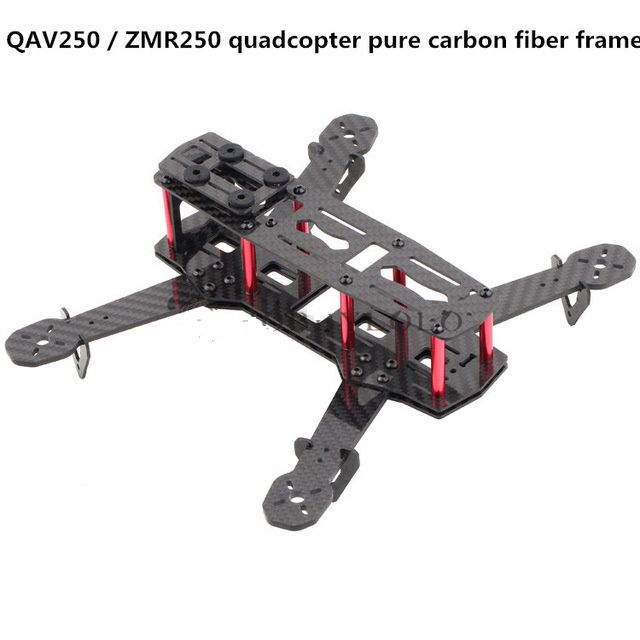 Frame QAV250/ZMR250 em fibra de carbono, unidade