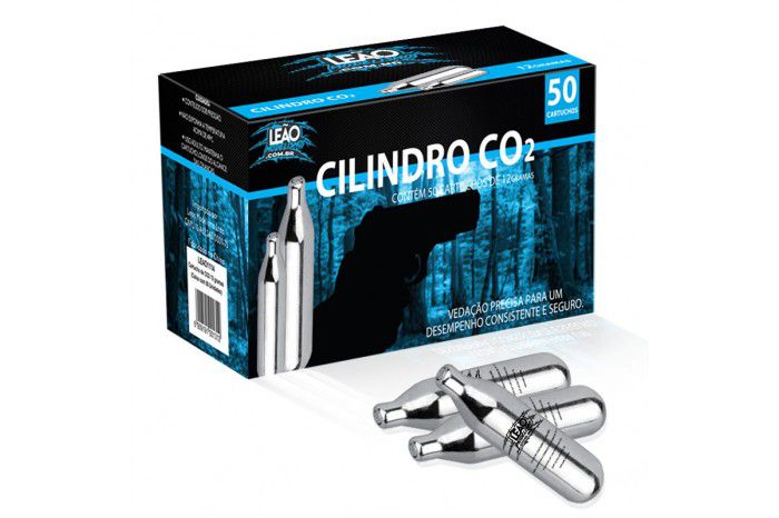 Cilindro CO2 12g Airsoft Paintball - 1 unidade
